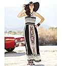 Aztec Print Maxi Dress