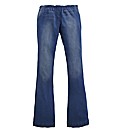 Pull On Flared Jeggings Length 31in