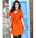 Cotton Shirt Tunic Dress