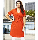 Cotton Shirt Tunic Dress