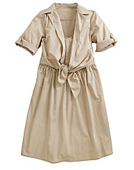 Cotton Shirt Tunic Dress