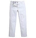 Back Zip Crop Skinny Jeans