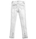 Back Zip Crop Skinny Jeans