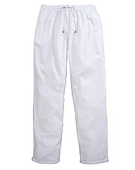 Linen Mix Trousers Length 29in
