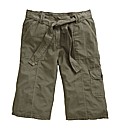 Self Belted Combats Shorts