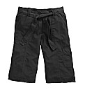 Self Belted Combats Shorts