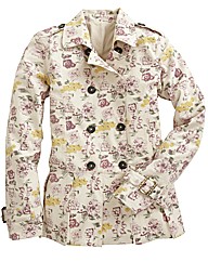 Print Peplum Jacket