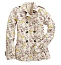 Print Peplum Jacket