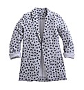 Grey Heart Print Jersey Blazer