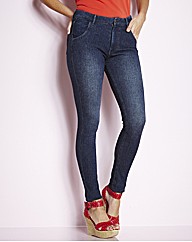 Jersey Skinny Jeans Length 29in