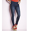 Jersey Skinny Jeans Length 29in