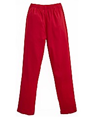 Pull On Red Crop Jeggings