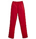 Pull On Red Crop Jeggings
