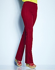 Pull On Bootcut Jeggings Length 34in