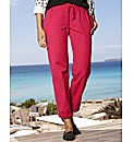 Linen Mix Trousers Length 32in