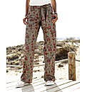 Self Belted Print Combats Length 28in