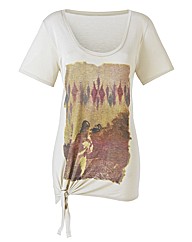Graphic Stone Print T-Shirt