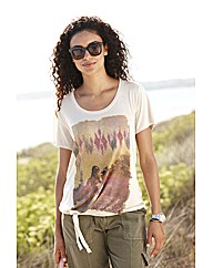 Graphic Stone Print T-Shirt
