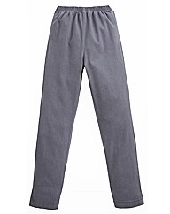 Pull On Grey Crop Jeggings