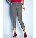Pull On Grey Crop Jeggings