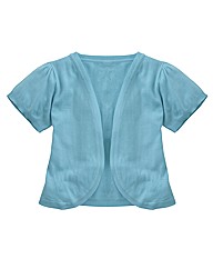 Knitted Shrug with Short Sleeve