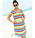 Striped Jersey Tunic Dress