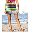 Striped Jersey Shorts