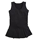 Plain Peplum Vest Top Length 27in