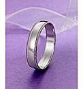 9 Carat Gold Detail Edge Wedding Band