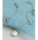 Sterling Silver Heart & Wing Bracelet