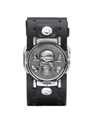 Gent's Skull Cuff Watch
