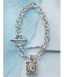 Trinity of Angels Prayer Box Bracelet