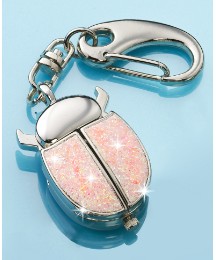 Ladybird Glitter Keyring Watch