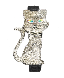 Glitzy Feline Watch