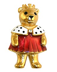 Princess Teddy Brooch
