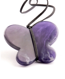 Purple Butterfly Pendant