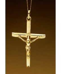 9 Carat Gold Crucifix Necklace