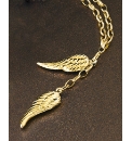 9 Carat Gold Angel Wings Pendant