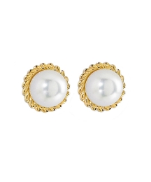 9 Carat Gold Pearl Earrings