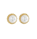 9 Carat Gold Pearl Earrings