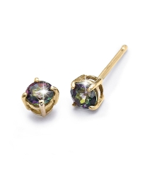 9 Carat Gold Gemstone Stud Earrings