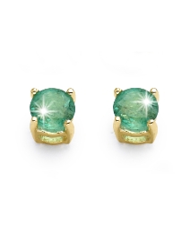 9 Carat Gold Gemstone Stud Earrings