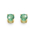 9 Carat Gold Gemstone Stud Earrings