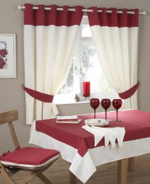 Stanford Ring Top Kitchen Curtains