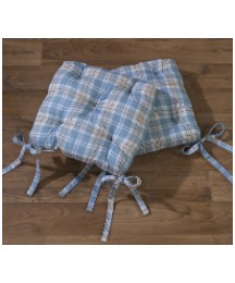 Country Check Seat Pads