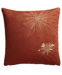 Hestia Floral Embroidered Cushion
