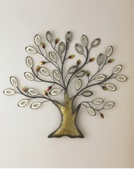 Autumn Leaves Metal Wall Art
