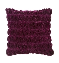 Rouched Velvet Filled Cushion