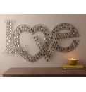 Love Wall Art with Crystals