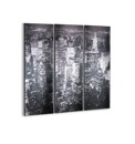 City Scene Triple Canvas Wall Art